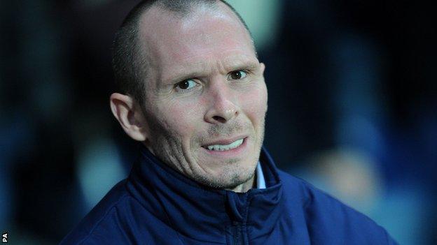 Blackburn manager Michael Appleton