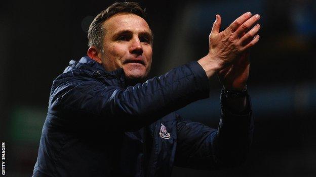 Bradford City manager Phil Parkinson