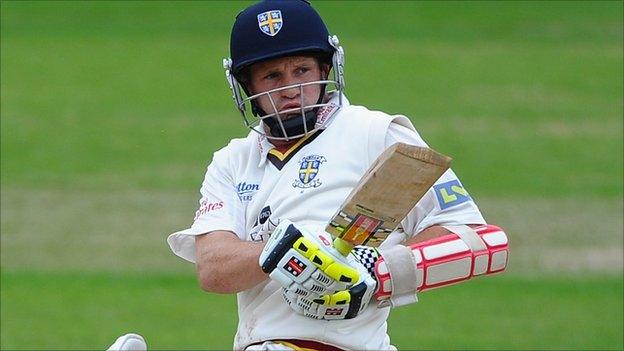 Durham batsman Dale Benkenstein