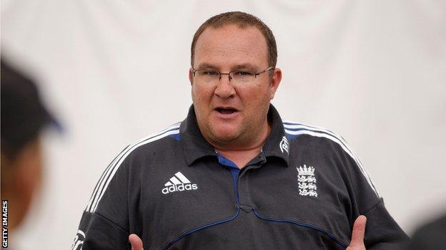 England women's cricket coach Mark Lane