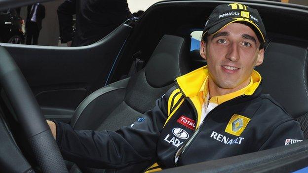 Robert Kubica before his rally crash