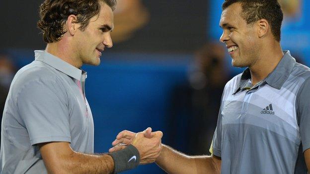 Roger Federer & Jo-Wilfried Tsonga