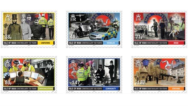 Isle of Man Police Stamps