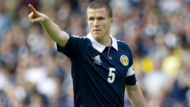 Scotland defender Gary Caldwell