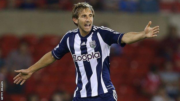 West Brom defender Craig Dawson