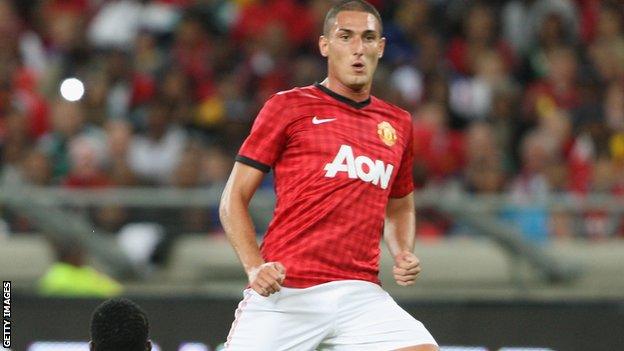 Manchester United striker Federico Macheda