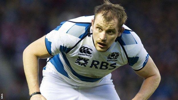 Scotland lock Alastair Kellock