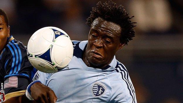 Sporting Kansas City striker Kei Kamara