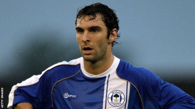 Wigan forward Mauro Boselli