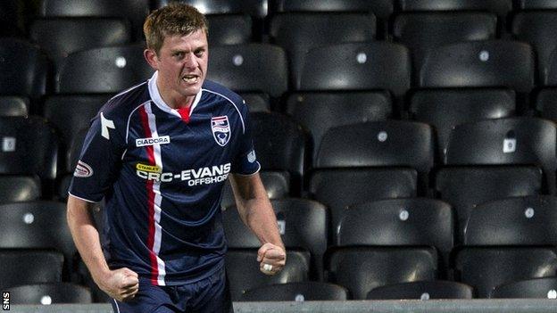 Ross County captain Richard Brittain