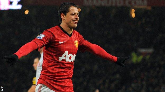 Manchester United's Javier Hernandez