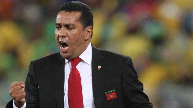 Morocco coach Aachid Taoussi