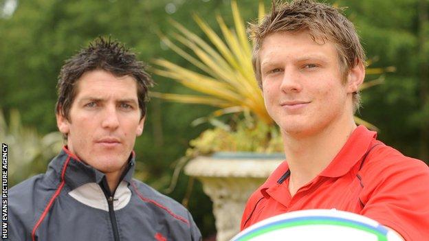 James Hook and Dan Biggar