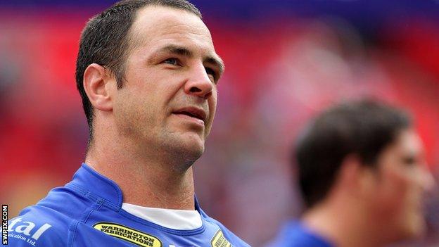 Warrington Wolves captain Adrian Morley