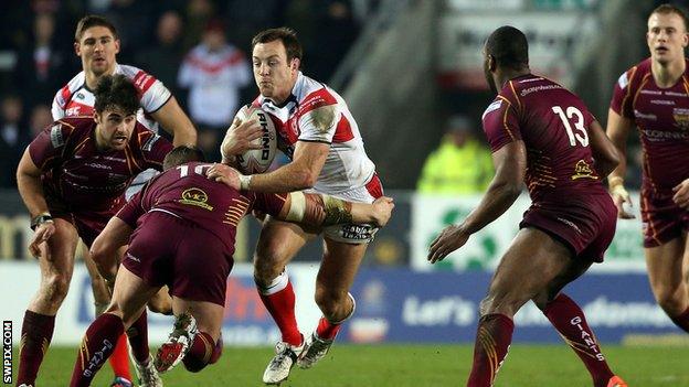 St Helens hooker James Roby