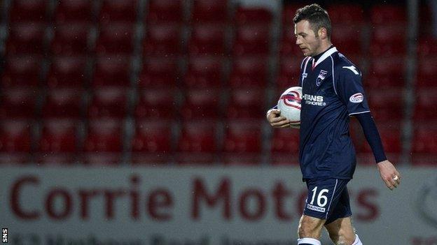 Ross County winger Ivan Sproule