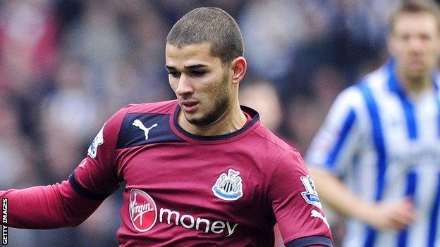 Newcastle midfielder Abeid Mehdi