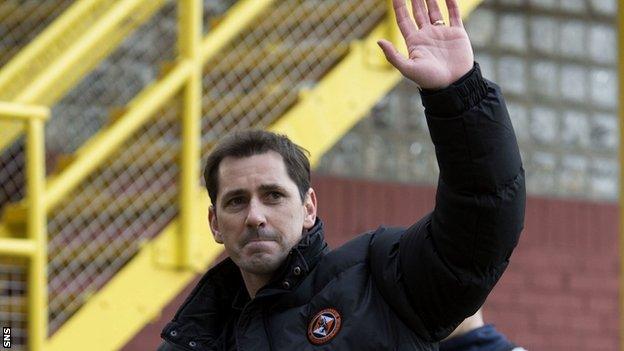 Dundee United manager Jackie McNamara