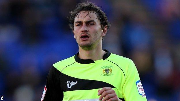 Yeovil Town's Ed Upson