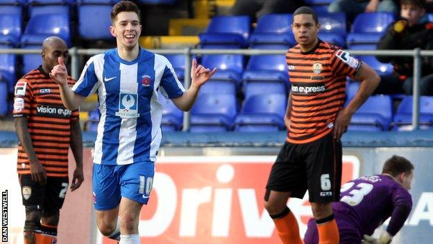 James Poole put Hartlepool ahead