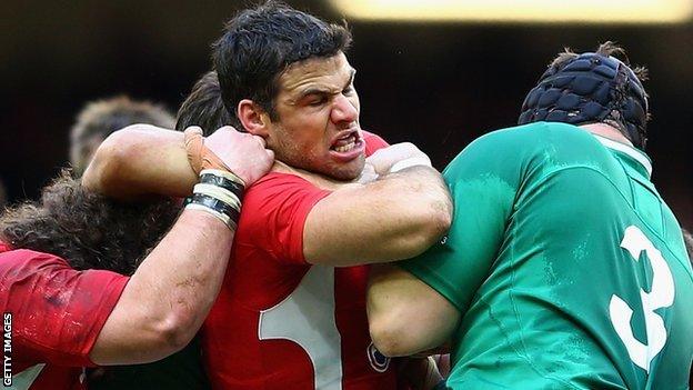 Mike Phillips takes on Ireland