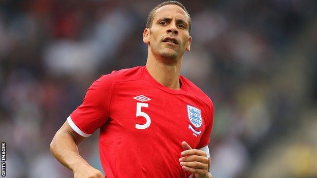 Manchester United's Rio Ferdinand