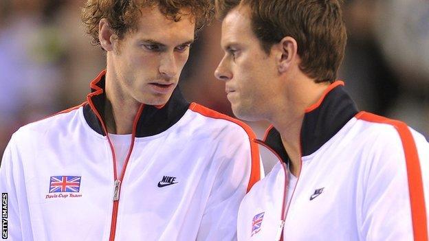 Andy Murray and Leon Smith