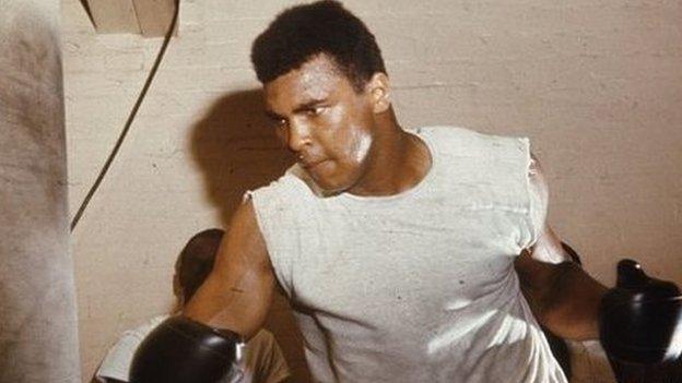 Boxer Muhammad Ali