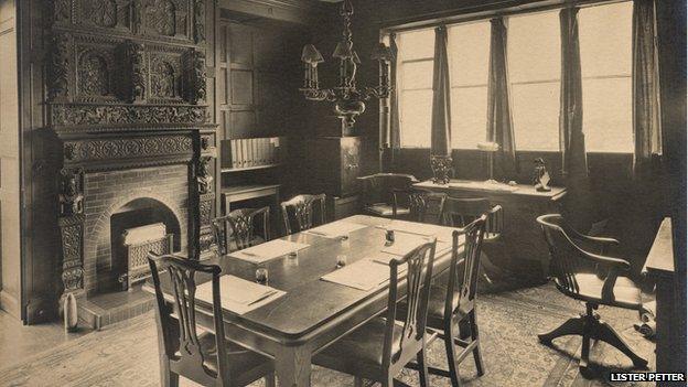 The boardroom, as seen here in the 1920s, is still used as a boardroom today.