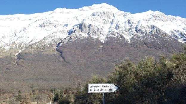 Gran Sasso sign