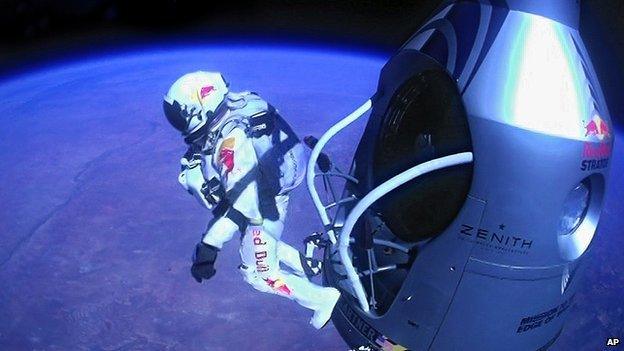 Felix Baumgartner fell faster than first thought