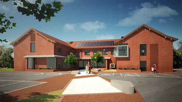 Artist's impression of new health centre