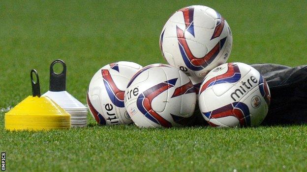 Crawley Town training balls