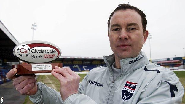 Ross County manager Derek Adams