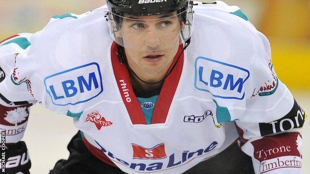 Belfast Giants forward Greg Stewart