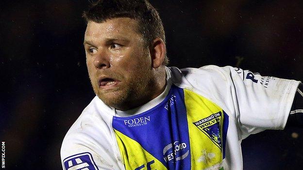 Warrington Wolves half-back Lee Briers