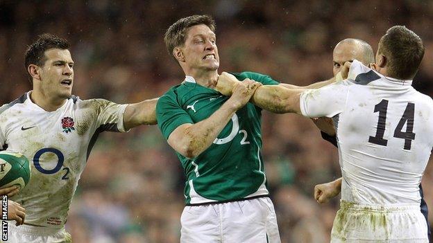 Danny Care, Ronan O'Gara and Chris Ashton