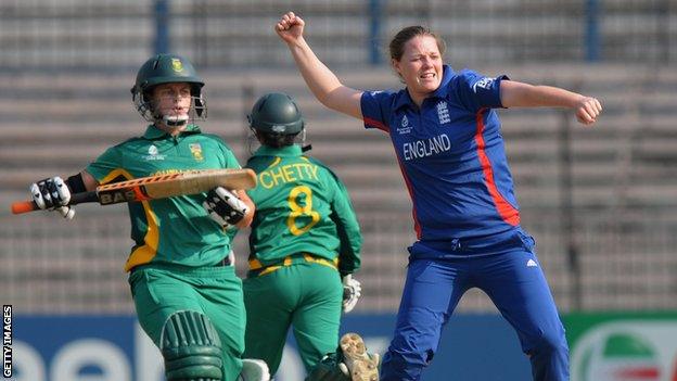 England bowler Anya Shrubsole