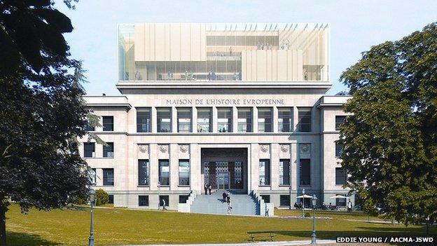 Artist impression of the House of European History