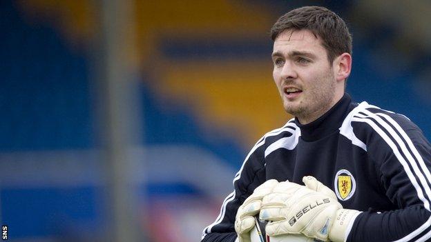 Scotland goalkeeper Craig Gordon