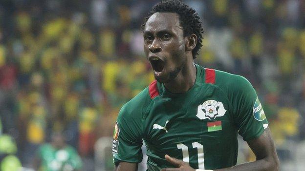 Burkina Faso winger Jonathan Pitroipa