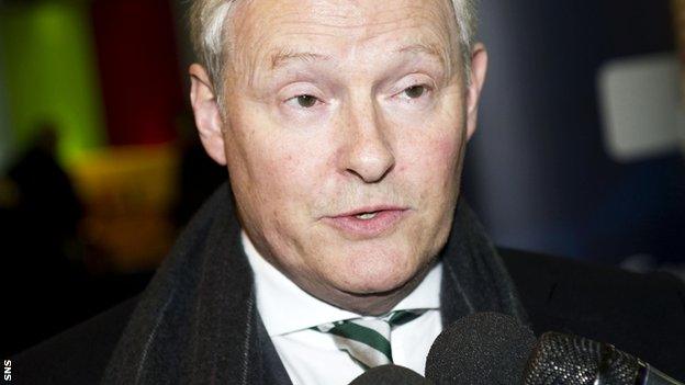 Celtic chairman Ian Bankier