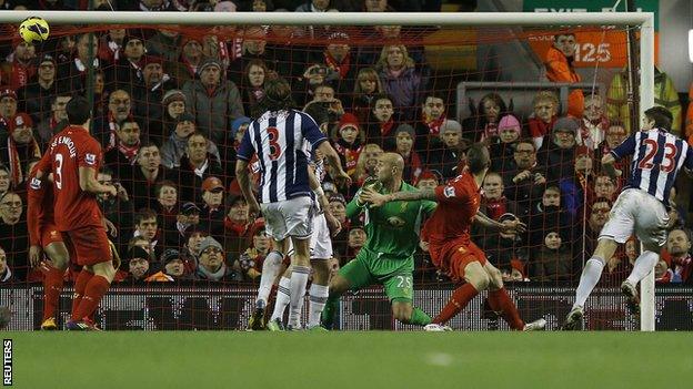 Gareth McAuley opens the scoring