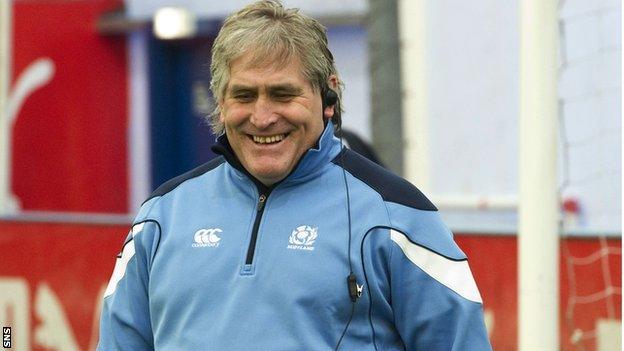 Scotland interim head coach Scott Johnson