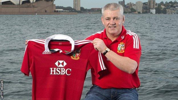 Lions head coach Warren Gatland