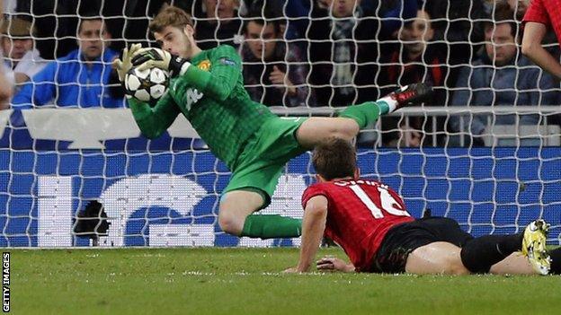 Manchester United goalkeeper David de Gea