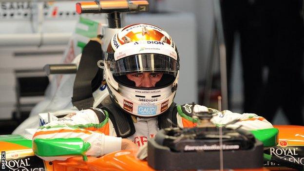 Racing driver Adrian Sutil