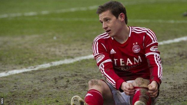 Aberdeen midfielder Peter Pawlett