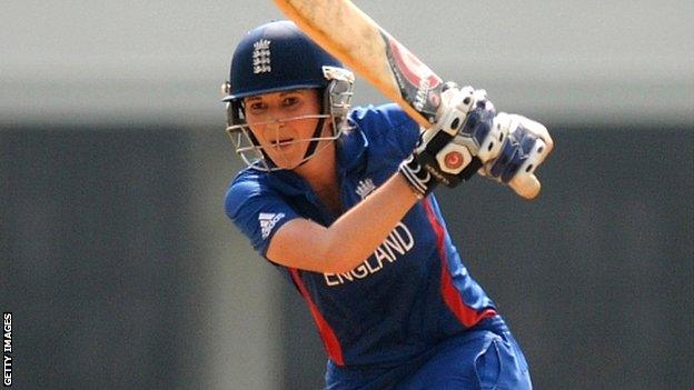 England women's captain Charlotte Edwards