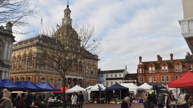 Cornhill market, Ipswich